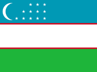 Uzbekistan Flags to represent medical tourism consultation Uzbekistan patients
