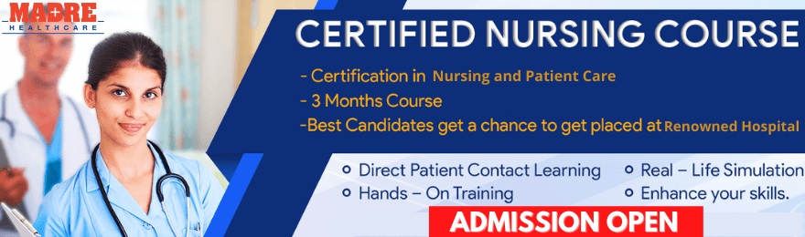 Certificate Course in Nursing and Patient Care