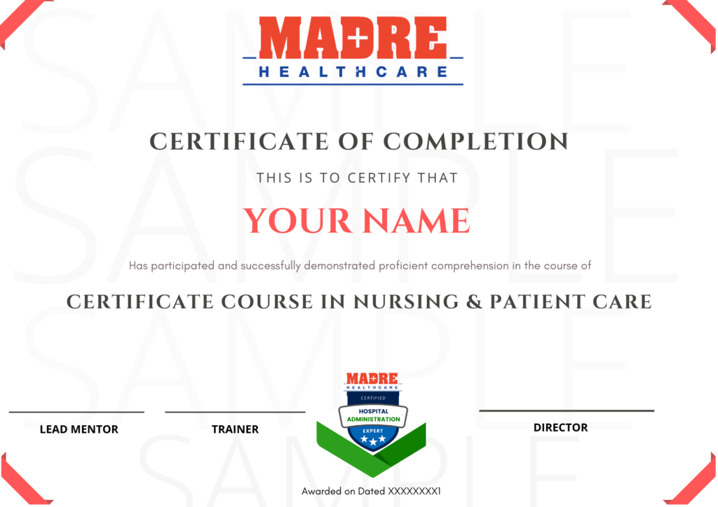 Sample Certificate Copy