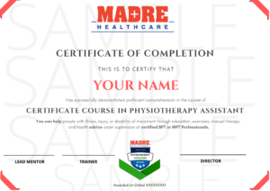 Sample Certificate Copy